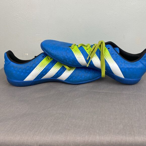 Adidas Shoes Men's / Youth 6 Blue Indoor Soccer Cleats ACE non marking - Picture 6 of 8